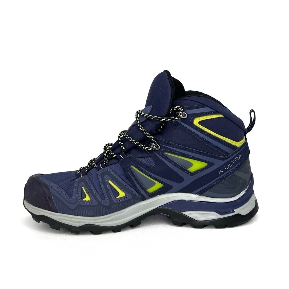 Salomon X Ultra 3 Mid GTX Hiking Boots Women’s Size 9.5 Blue Goretex EUC - Picture 5 of 13
